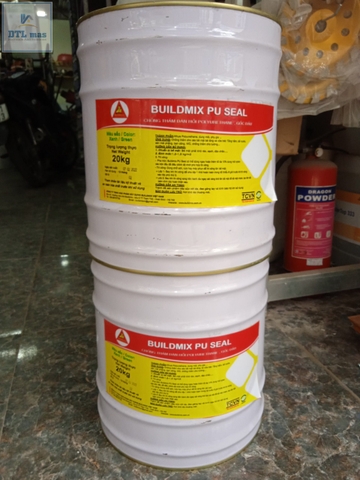 Buildmix PU Seal Green - Thùng 20kg - Chống thấm Polyurethane 1 thành phần gốc dầu - Màu Xanh