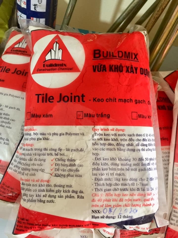 Buildmix Tile Joint - Túi 1kg - Bột chà ron gạch