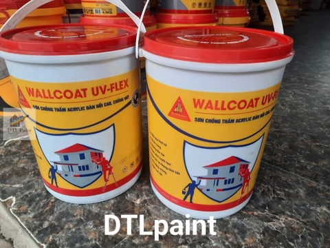 Buildmix Wallcoat UV-Flex 5kg - Sơn chống thấm nội ngoại thất gốc Acrylic đàn hồi cao