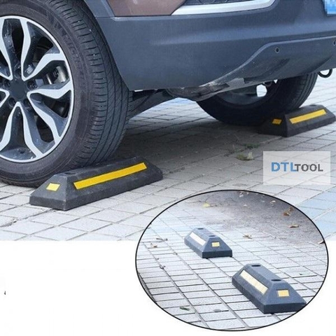 Chặn Bánh Xe PVC 550x155x90mm SDTL | Cục Chặn Lùi Xe Ô Tô Cho Tầng Hầm & Bãi Đỗ Xe