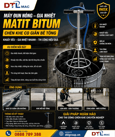 Máy Đun Matit Chèn Khe 220V