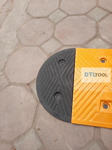 Đầu Gờ Giảm Tốc Cao Su 170x350x40mm KK100T SDTL | Đầu Nối Gờ Giảm Tốc 1000x350x40mm Bãi Xe, Nhà Xưởng