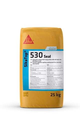 Sikatop 530 Seal - Bao 25Kg - Chống thấm tinh thể thẩm thấu gốc Xi măng