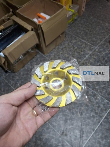 Đĩa Mài Bê Tông Kim Cương D100 | Mài Thô, Mài Phá – Màu Vàng L2