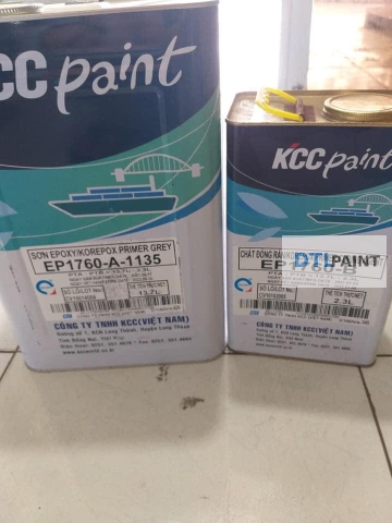KCC EP1760 Bộ 16L - Sơn Lót Epoxy Cho Kim Loại Mạ Kẽm