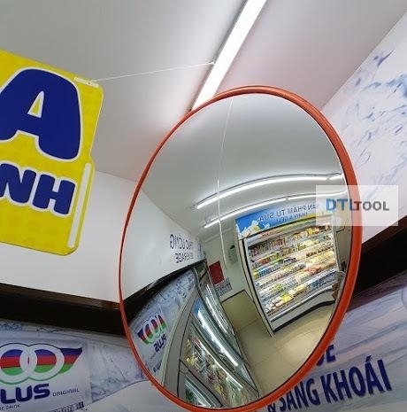Gương Cầu Lồi Polyme D300 Indoor | Gương Cầu Giao Thông Quan Sát Góc Khuất Chống Va Đập Ngoài Trời