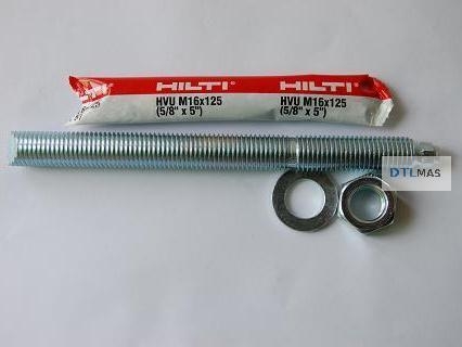 Hilti HAS-U M16x125 - Thanh ren, Bulong neo cấy