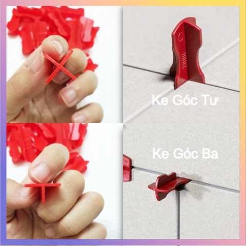 Ke cộng, ke chữ thập ốp lát gạch tái sử dụng - Túi 1Kg