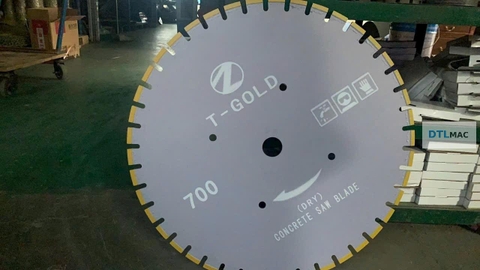 Lưỡi cắt bê tông T – Gold 700mm cho máy cắt bê tông