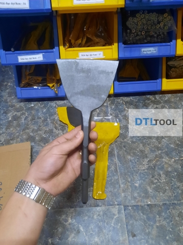 Mũi Đục Bê Tông Bản Rộng 12cm Dài 28cm Chuôi 17 | Dóc Vữa, Bóc Gạch, Vệ Sinh Nền