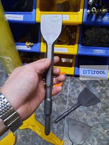 Mũi Đục Bê Tông Dẹt 5cm Dài 28cm Chuôi 17 | Đục Phá, Tẩy Vữa, Vệ Sinh Nền