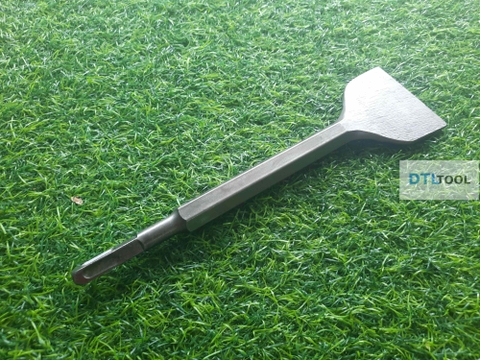 Mũi Đục Bê Tông Dẹt 8cm Dài 28cm Chuôi 16 | Đục Phá, Tẩy Vữa, Vệ Sinh Nền
