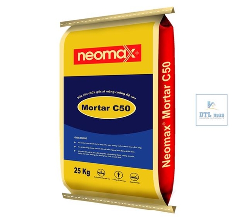 Neomax® Mortar C50 - Vữa sửa chữa gốc xi măng cường độ cao - Mác 500