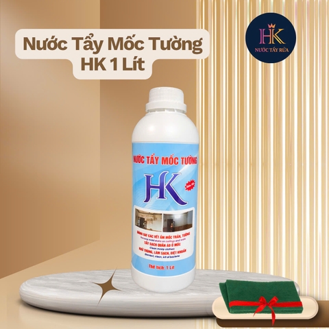 Nước Tẩy Mốc HK 1 Lít – Tẩy Mốc Tường, Trần & Quần Áo