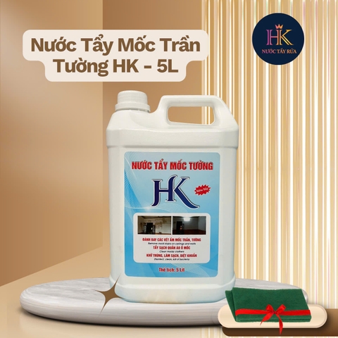 Nước Tẩy Mốc HK 5 Lít – Tẩy Mốc Tường, Trần & Quần Áo