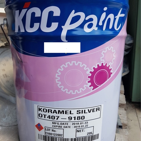 [Đặt hàng] KCC OT407 - Thùng 20 Lít - Sơn chịu nhiệt đến 200°C