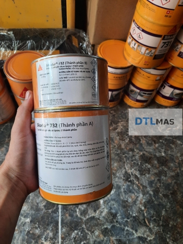 Sikadur 732 1Kg - Keo Epoxy 2 thành phần kết nối bê tông cũ và mới