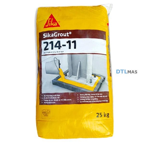 SikaGrout 214-11 25kg - Vữa rót không co ngót Mác 600#