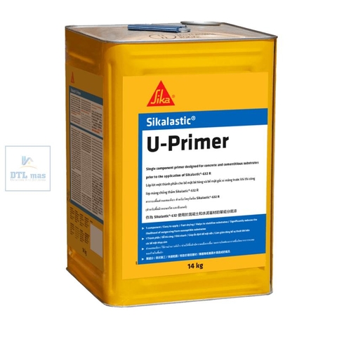 Sikalastic U Primer - Thùng 18Kg - Lớp lót chống thấm Polyurethane cho Sikalastic 632R và Sikalastic 633R