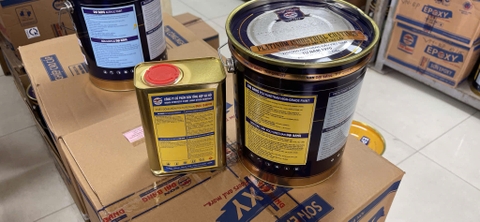Sơn PU-P3 cao cấp Đại Bàng - Sơn bảo vệ và trang trí máy móc thiết bị bằng sắt thép, gỗ - Thùng 4kg - Màu Trắng