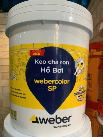 WeberColor SP 18.2kg - Keo chà ron gạch chuyên dụng cho bể bơi