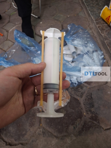 Xy Lanh Bơm Chống Thấm 50ml VDTL | Bơm Keo Epoxy Xử Lý Nứt Bê Tông
