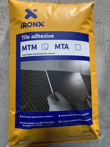 Iron Tile Adhesive MTM 25Kg - Keo dán gạch ốp lát