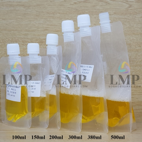 Túi PET trong nắp vặn sọc guarantee