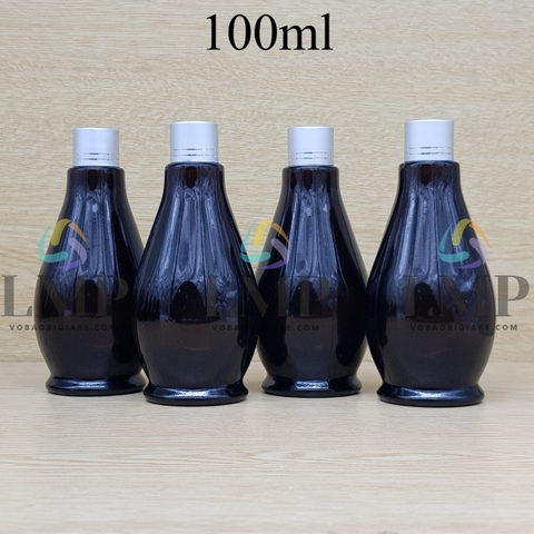 Chai đèn dầu nắp xi 2 viền 100ml