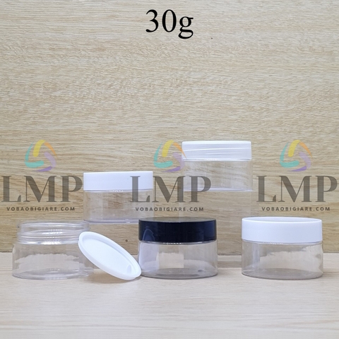 Hũ PET nắp nhựa 30g