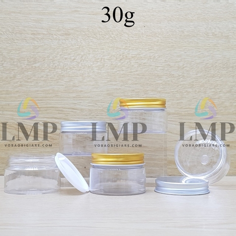 Hũ PET nắp nhôm 30g