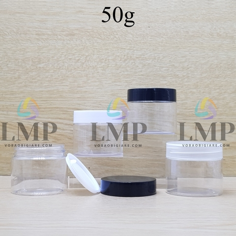 Hũ PET nắp nhựa 50g