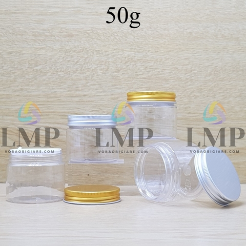 Hũ PET nắp nhôm 50g