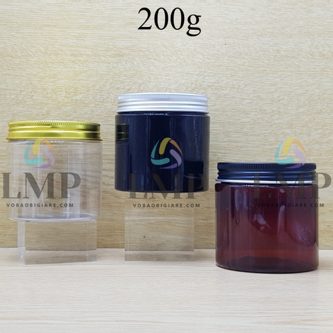 Hũ PET nắp nhôm 200g