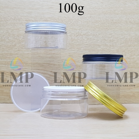 Hũ PET nắp nhôm 100g