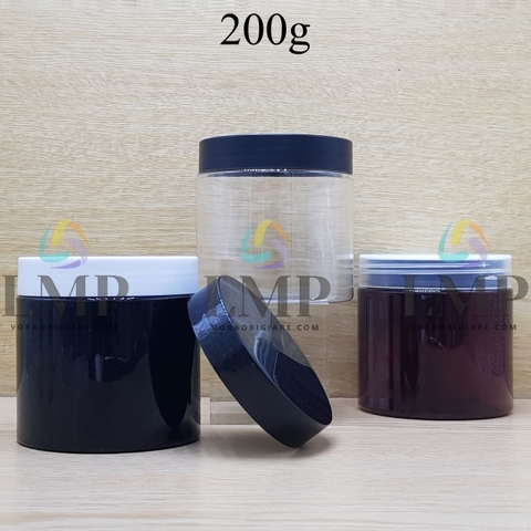 Hũ PET nắp nhựa 200g