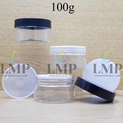 Hũ PET nắp nhựa 100g