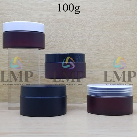 Hũ PET thân mờ nắp nhựa 100g