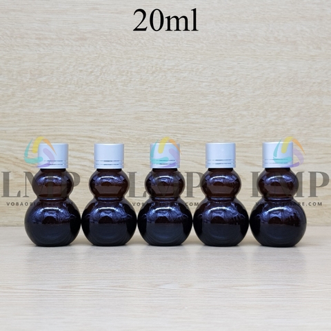 Chai hồ lô nắp xi 2 viền 20ml