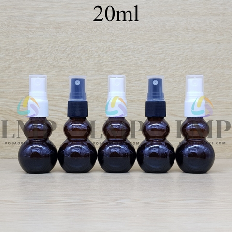 Chai hồ lô phun sương sọc 20ml