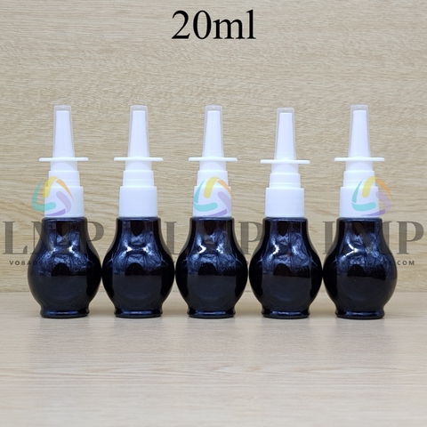 Chai đèn dầu xịt mũi vuông thẳng 20ml