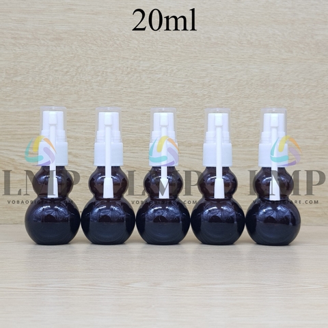 Chai hồ lô xịt mũi xoay 360 độ 20ml