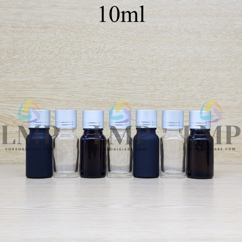 Chai tinh dầu nắp xi 2 viền 10ml
