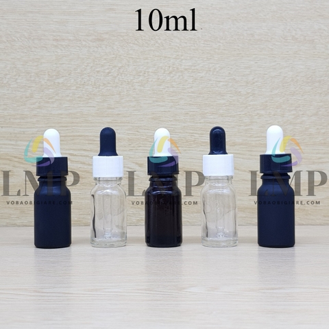 Chai tinh dầu nắp bóp khoen nhựa sọc 10ml