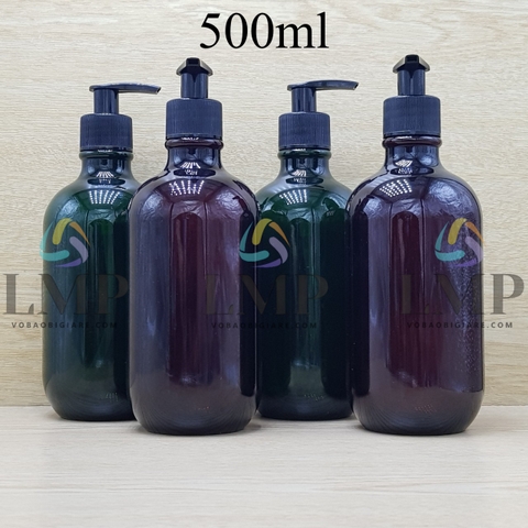 Chai PET 38g vòi khóa tự động 500ml