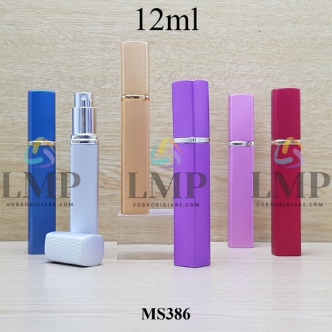 Chai nước hoa bọc nhôm thân vuông 12ml