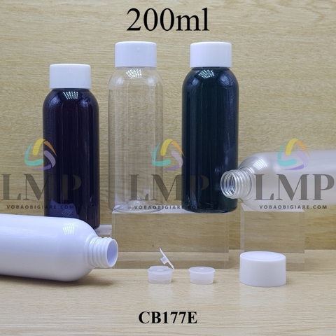 Chai 24g vai tròn nắp vặn tonner 200ml