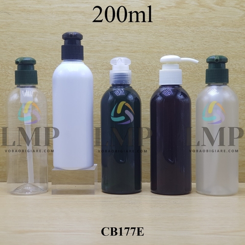 Chai 24g vai tròn vòi dài 200ml