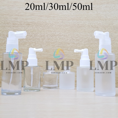 Chai thủy tinh đầu xịt mũi 90 độ