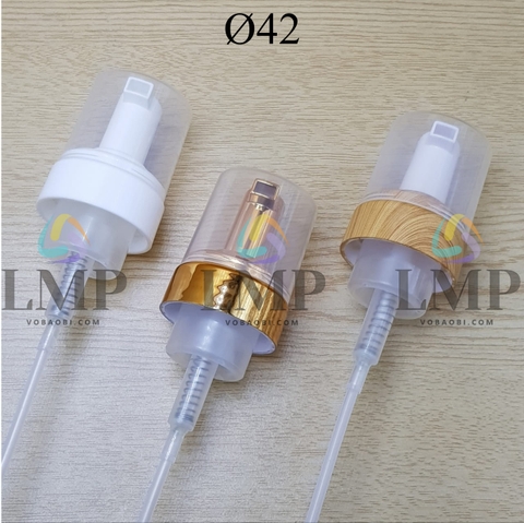 Đầu bơm tạo bọt vân gỗ Ø42